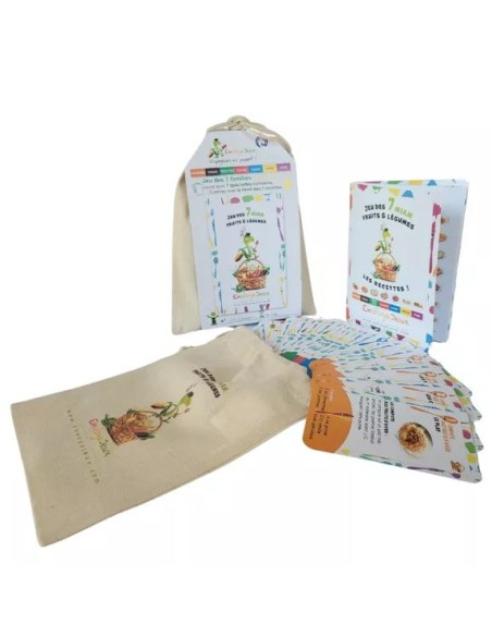 Jeu de cartes 7 MIAM Fruits & Légumes -  EnVoyaJeux