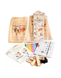 4 Jeux du Monde - Pochon nomade - Made in France -...