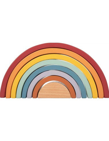 Arc-en-ciel - Blocs de construction en bois...