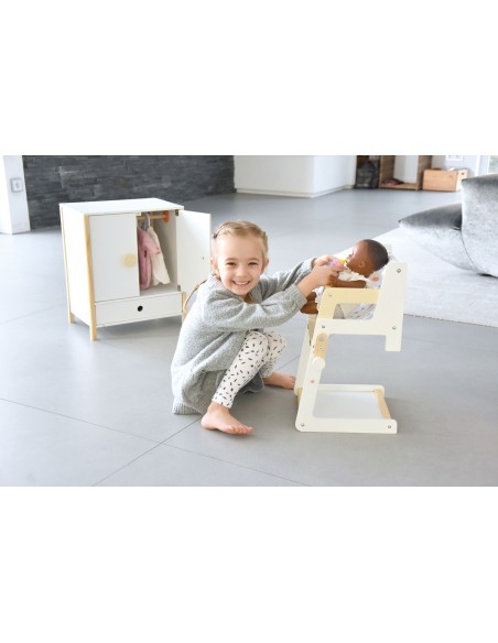 Chaise haute pour poupées "Little Button“ - 3+ - SMALL FOOT
