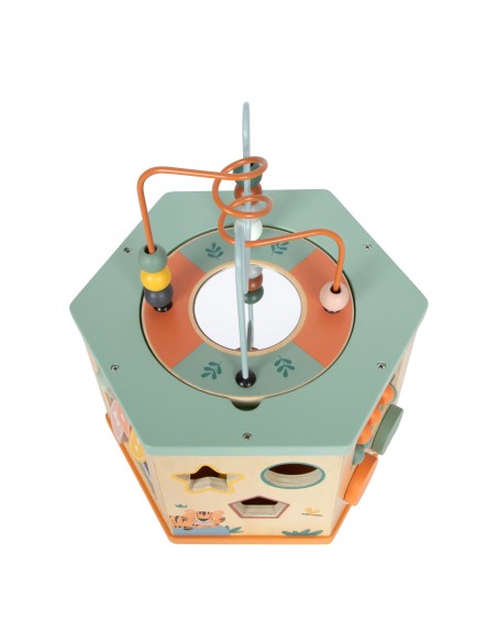 Cube de motricité 7 faces « Safari » - 12M+ SMALL FOOT