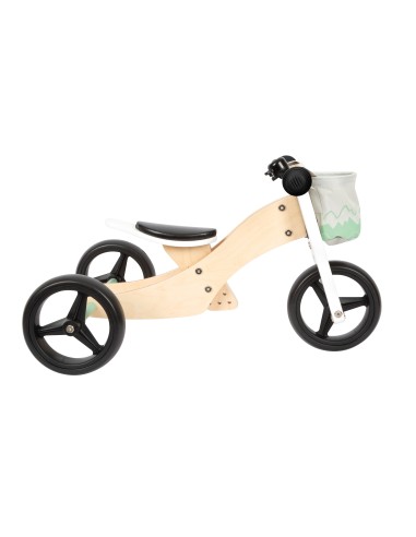 Draisienne et Tricycle Vert sauge - 12M+ SMALL...