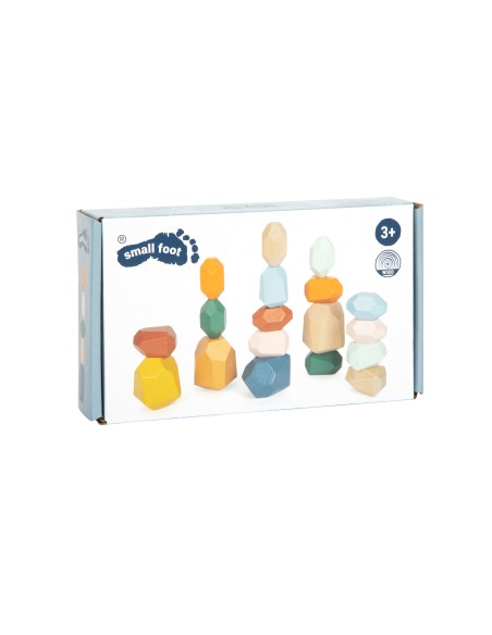 Pierres d'équilibre Montessori en bois - 24 M+ SMALL FOOT