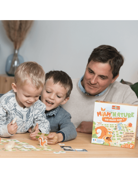 Miam’Nature, qui mange quoi ? - Jeu Coopératif 3+ - BIOVIVA - Made in France