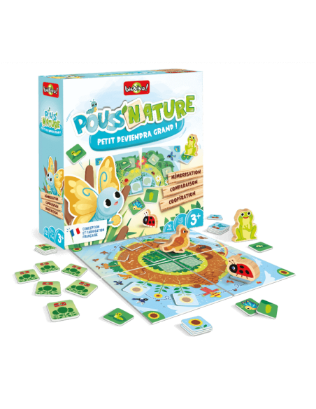 Pouss’Nature - Petit deviendra grand ! - Jeu Coopératif 3+ - BIOVIVA - Made in France