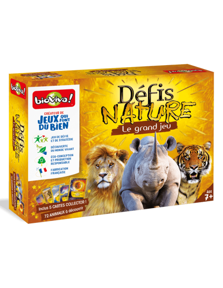 Le Grand jeu Défis Nature - 7+ - BIOVIVA - Made in France