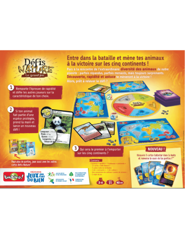 Le Grand jeu Défis Nature - 7+ - BIOVIVA - Made...