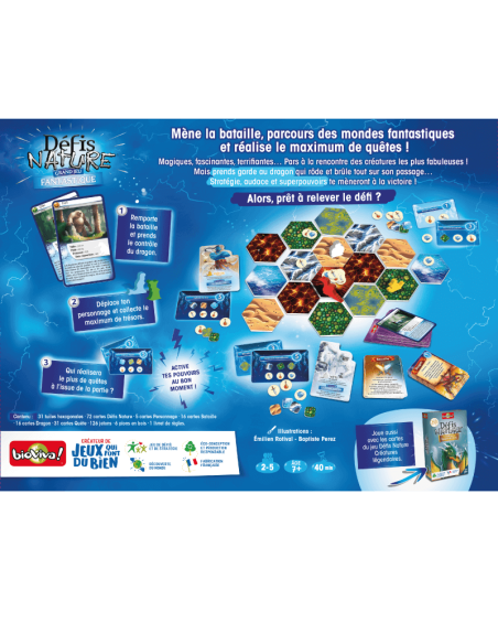 DÉFIS NATURE – GRAND JEU FANTASTIQUE - 7+ - BIOVIVA - Made in France