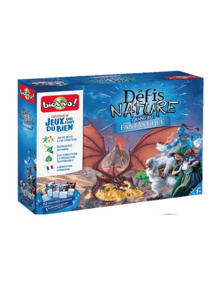 DÉFIS NATURE – GRAND JEU FANTASTIQUE - 7+ - BIOVIVA - Made in France