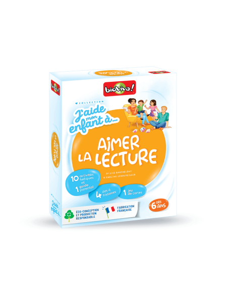 J'aide mon enfant à... aimer la lecture - Jeu Educatif Montessori 6+ - BIOVIVA - Made in France