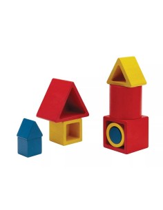 Puzzle encastrements 3 formes - PLAN TOYS 2