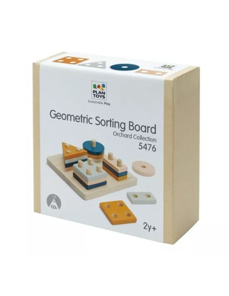 Empilages géométriques Couleurs Tendresse - PLAN TOYS