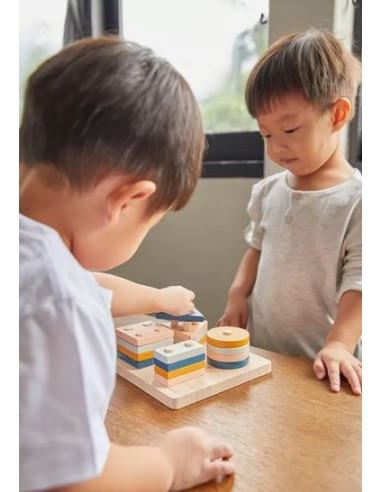 Empilages géométriques Couleurs Tendresse -...