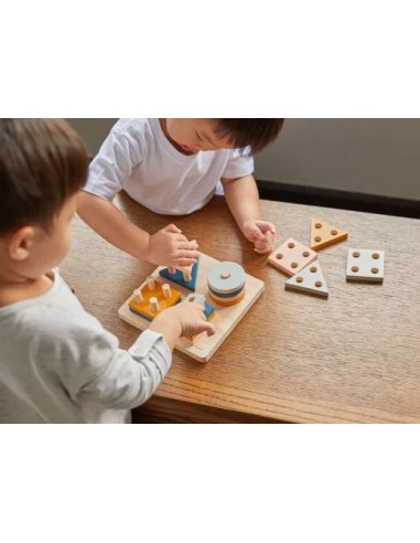 Empilages géométriques Couleurs Tendresse -...