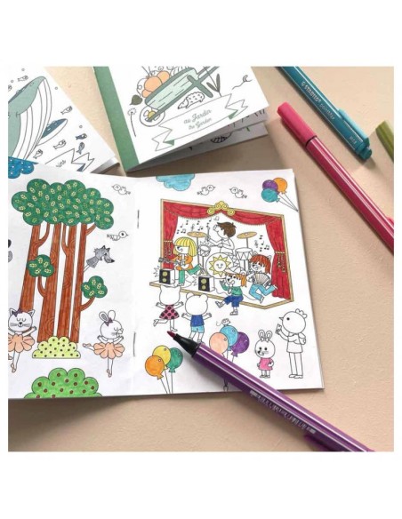 Carnets de coloriage -  Spectacle - PIROUETTE CACAHOUETE 4+