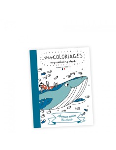 Carnets de coloriage -  Animaux Marins - PIROUETTE...