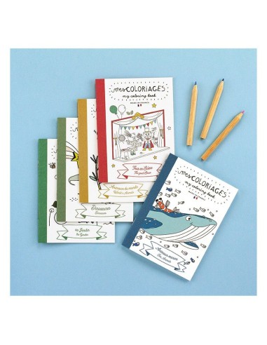 Carnets de coloriage -  Animaux Marins -...