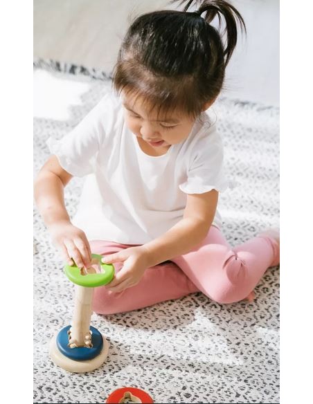 Anneaux picots & formes - PLAN TOYS