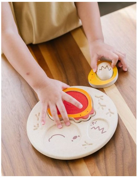 Puzzle Poule-Oeuf - Le Toucher - PLAN TOYS