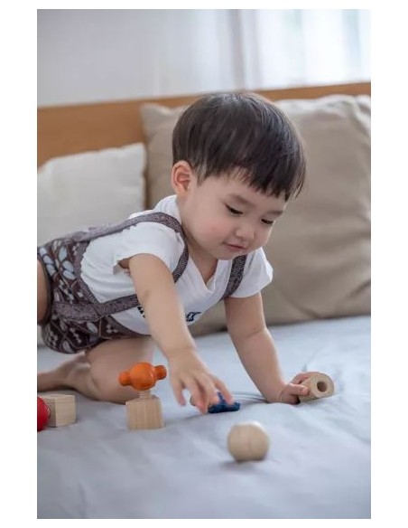 4 écrous à visser - PLAN TOYS