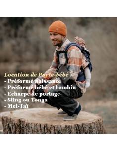 Location de Porte bébé - Echarpe de portage ( ou sling,...