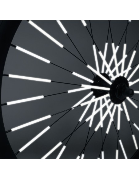 Grands réflecteurs pour rayons de vélo - argent - RAINETTE