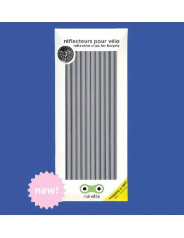 Grands réflecteurs pour rayons de vélo - argent...