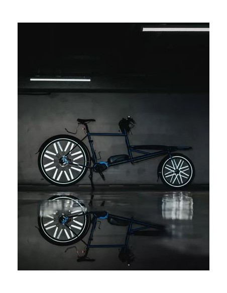 Grands réflecteurs pour rayons de vélo - argent - RAINETTE