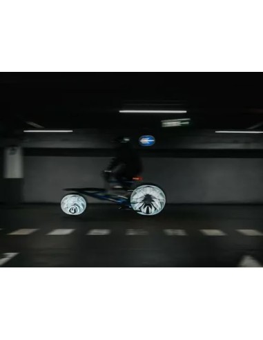 Grands réflecteurs pour rayons de vélo - argent...