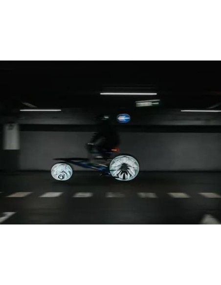 Grands réflecteurs pour rayons de vélo - argent - RAINETTE