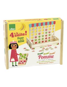 Pom pom pom pomme - Puissance 4 en bois - par Ingela P.... 2