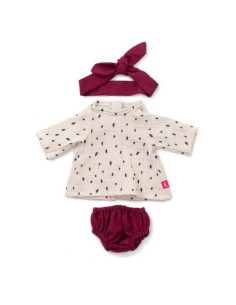 Poupée fille Latino-Américaine + habits 38cm - MINILAND 18M+ 2