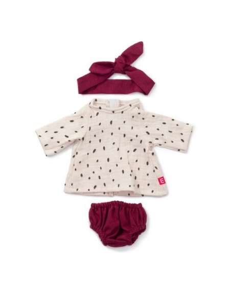 Poupée fille Latino-Américaine + habits 38cm - MINILAND 18M+