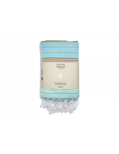 FOUTA - LANGE EN COTON BIOLOGIQUE - 100X200cm -...