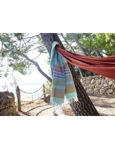 FOUTA - LANGE EN COTON BIOLOGIQUE - 100X200cm -...