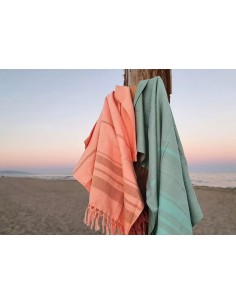 FOUTA - LANGE EN COTON BIOLOGIQUE - 160X90cm - Karawan