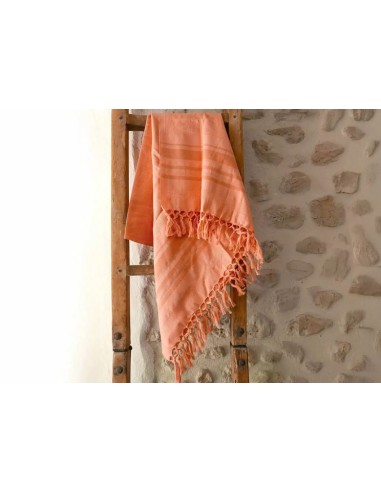 FOUTA - LANGE EN COTON BIOLOGIQUE - 160X90cm -...