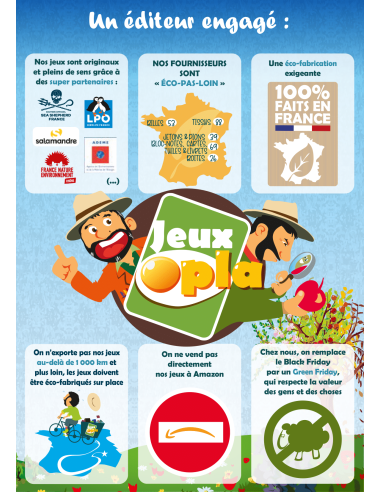 Jeu coopératif Dame Nature - Jeux OPLA - 8+