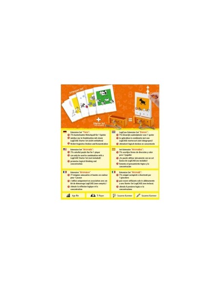 Logic ! CASE : 1 Starter set 6ans + 1 extension 4 ans + 1 extensions 6 ans offerte! - HABA