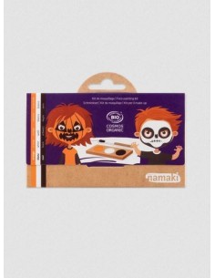 Kit de maquillage 3 couleurs Citrouille & Squelette - NAMAKI