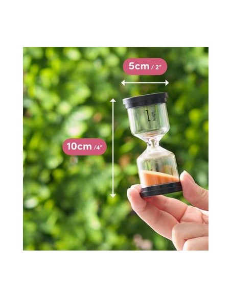 6 Sabliers Minuteurs - 1, 3, 5, 10, 15 et 30 minutes - twiddlers