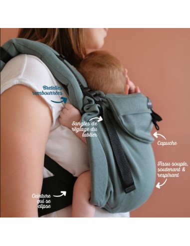 Néo Porte-bébé évolutif Préformé - 0 à 2 ans -...