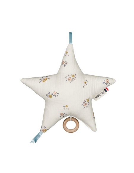 Boîte à Musique - Coussin Étoile - mélodie Friends- MELLIPOU 0+