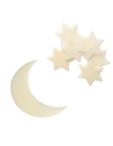 Etoiles et Lune phosphorescente - 3+