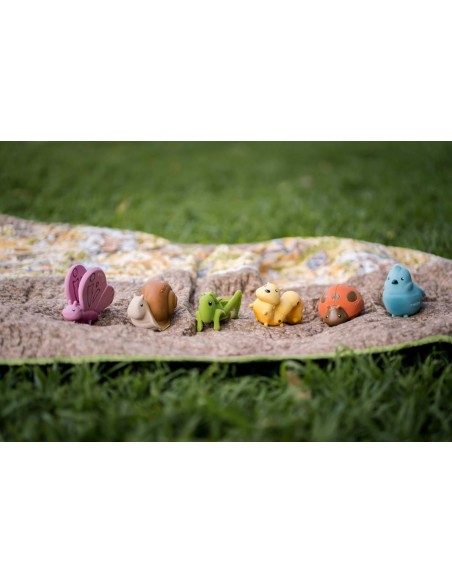 Mon premier animal du jardin en caoutchouc naturel - TIKIRI 0+