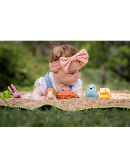 Mon premier animal du jardin en caoutchouc naturel - TIKIRI 0+