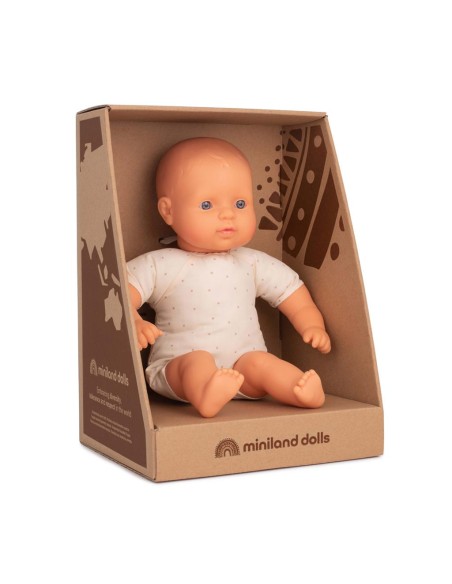 poupée Bébé Européen.ne 32cm - MINILAND 10M+