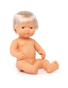 Poupée GARCON EUROPEEN 38cm - MINILAND 10M+