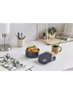 Grande Boite à déjeuner Lunchbox 'Bento' - Rouge Corail -... 2