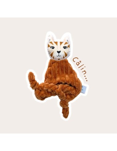 Doudou Chat teddy camel- CAROTTE & CIE 0+